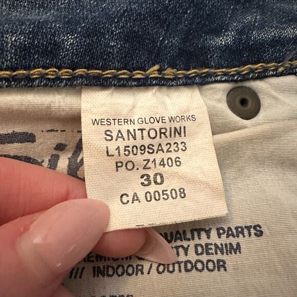 Silver Jeans Santorini light wash cropped straight leg jeans size 30 - Picture 8 of 14